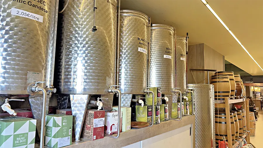 El nostre vi a granel de la botiga que podeu adquirir